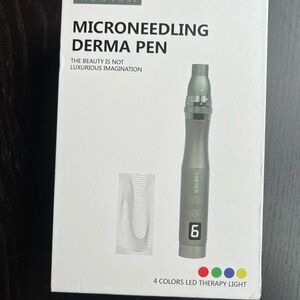 2-in-1 Microneedling Derma Pen with LED Therapy